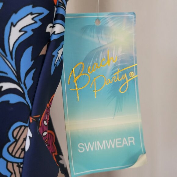 NWT Bathing Suit Beach Party Swimwear Size 22 Plus Floral One Piece adjustable - Picture 13 of 13